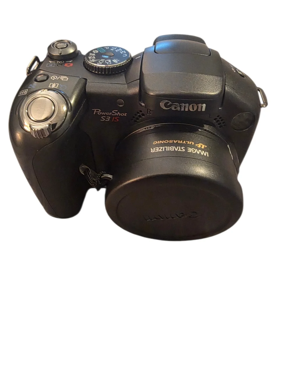 Canon PowerShot S3 IS Compact Bridge Camera - Black